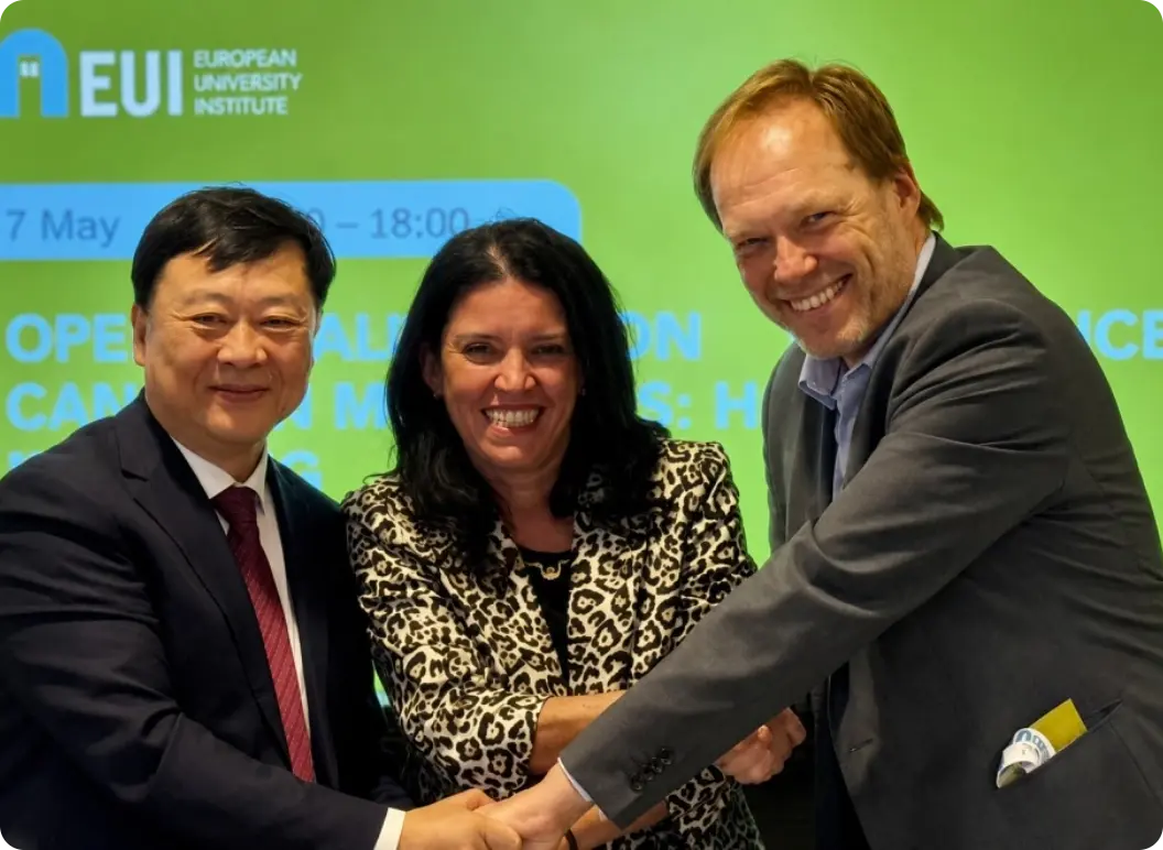 Open Coalition Representatives at EUI Event
